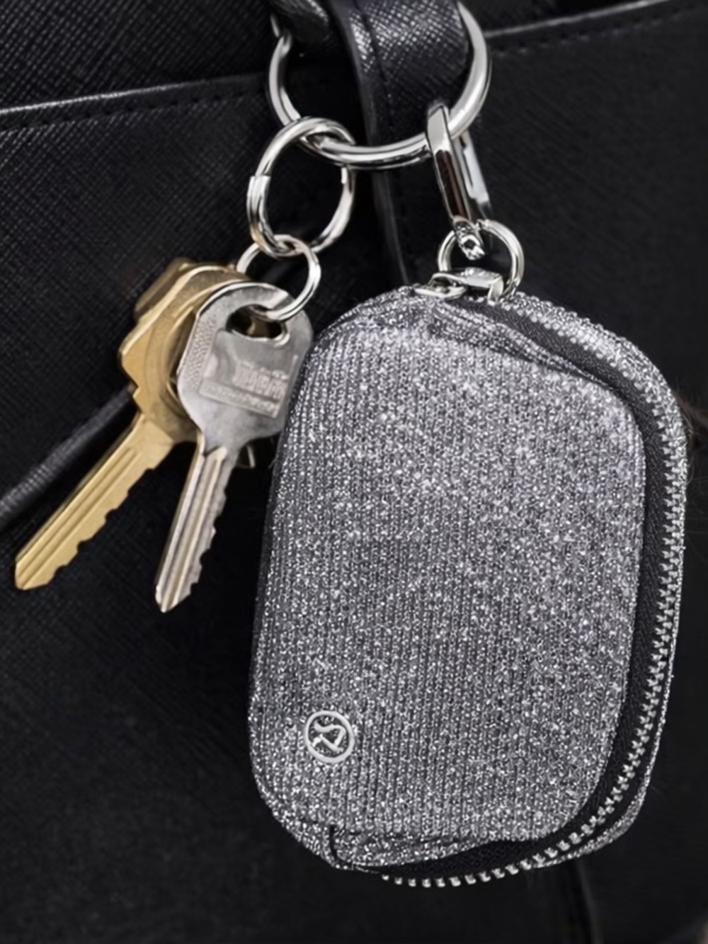 Lululemon Nano Everywhere Belt Bag Glitter Silver NWT HTF